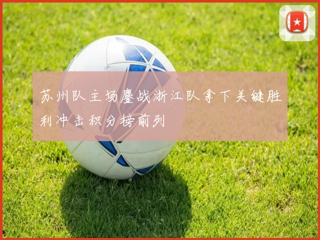 苏州队主场鏖战浙江队拿下关键胜利冲击积分榜前列