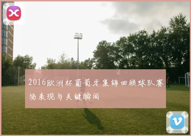 2016欧洲杯葡萄牙集锦回顾球队赛场表现与关键瞬间